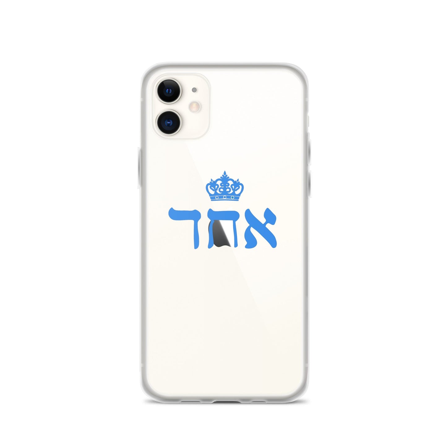 ECHAD with Crown, BLUE, Clear Case for iPhone®