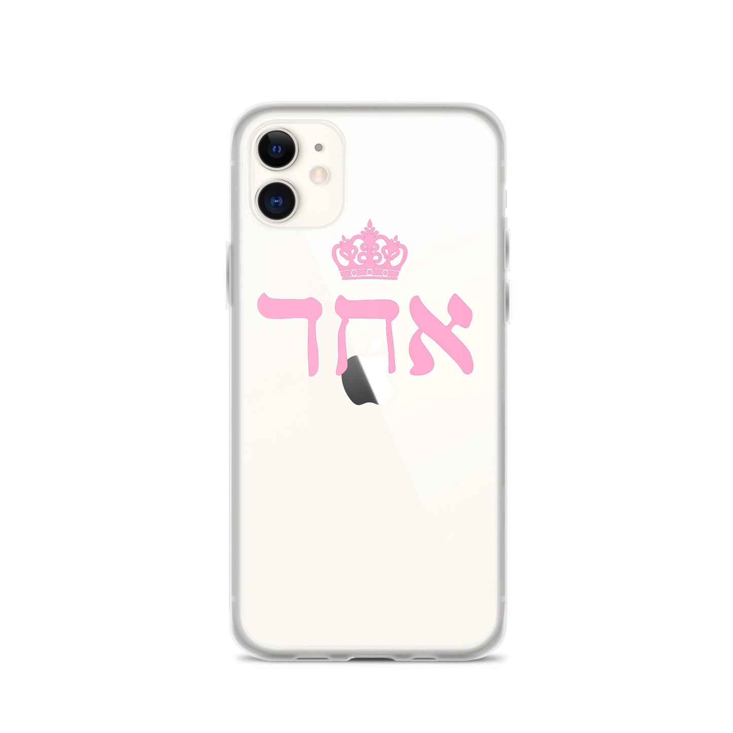 ECHAD with Crown, PINK, Clear Case for iPhone®