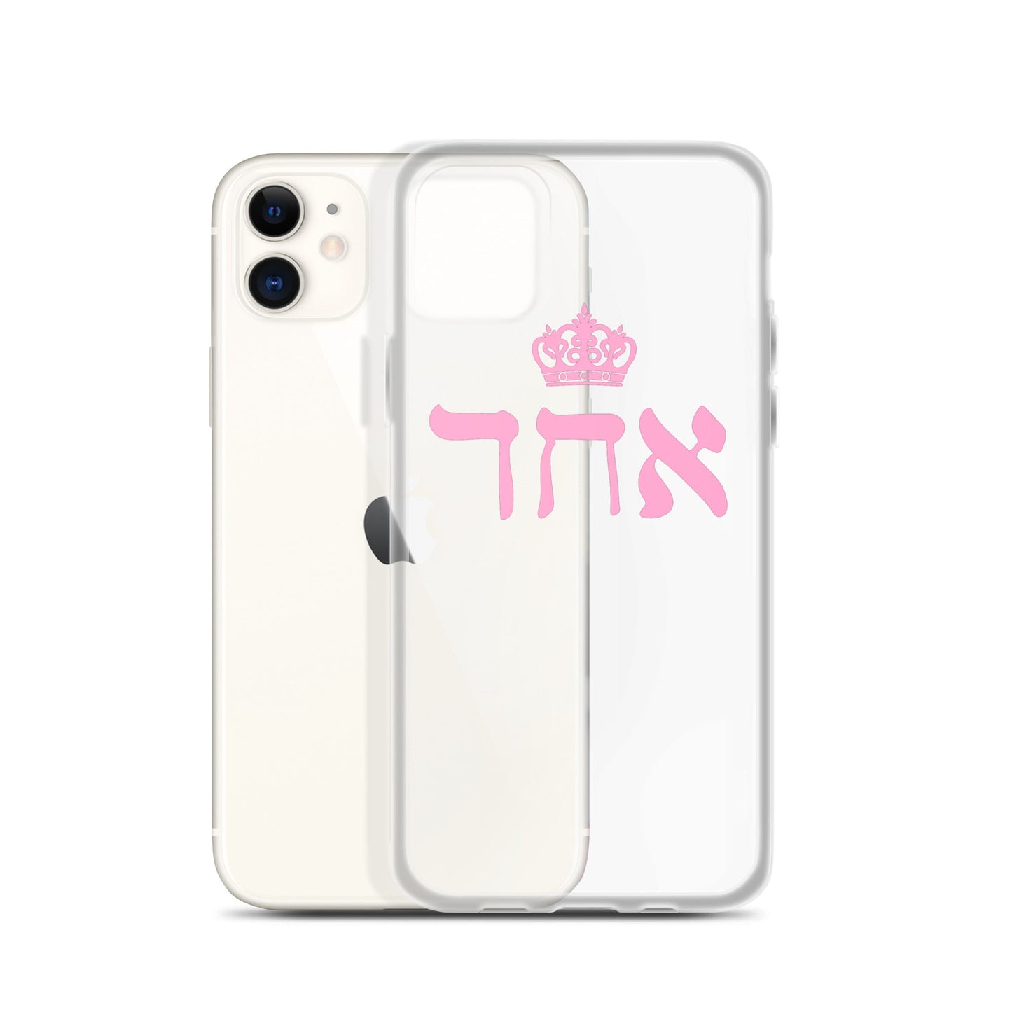 ECHAD with Crown, PINK, Clear Case for iPhone®