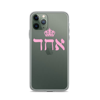 ECHAD with Crown, PINK, Clear Case for iPhone®