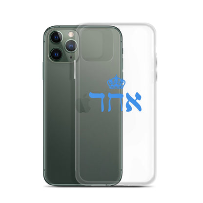 ECHAD with Crown, BLUE, Clear Case for iPhone®