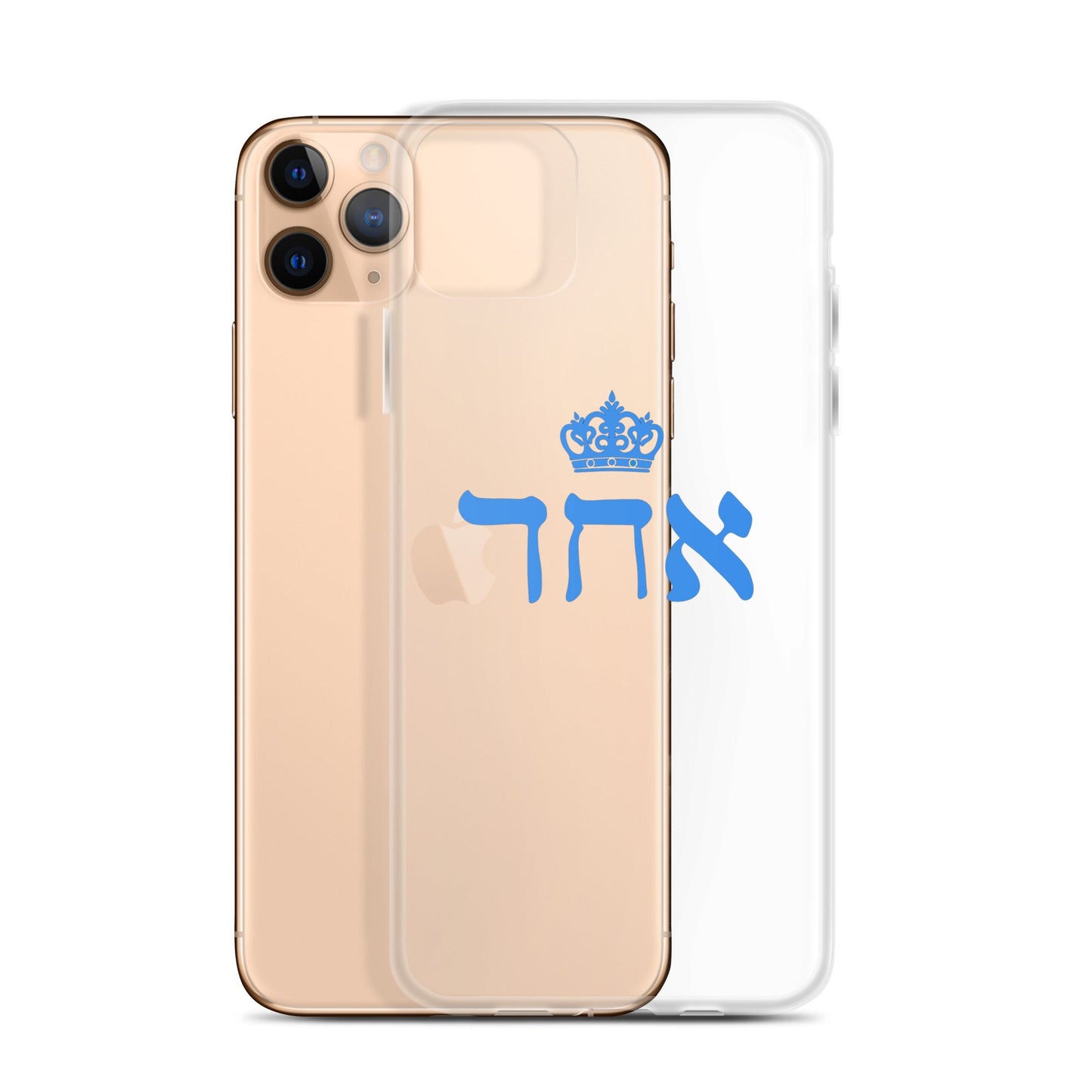 ECHAD with Crown, BLUE, Clear Case for iPhone®