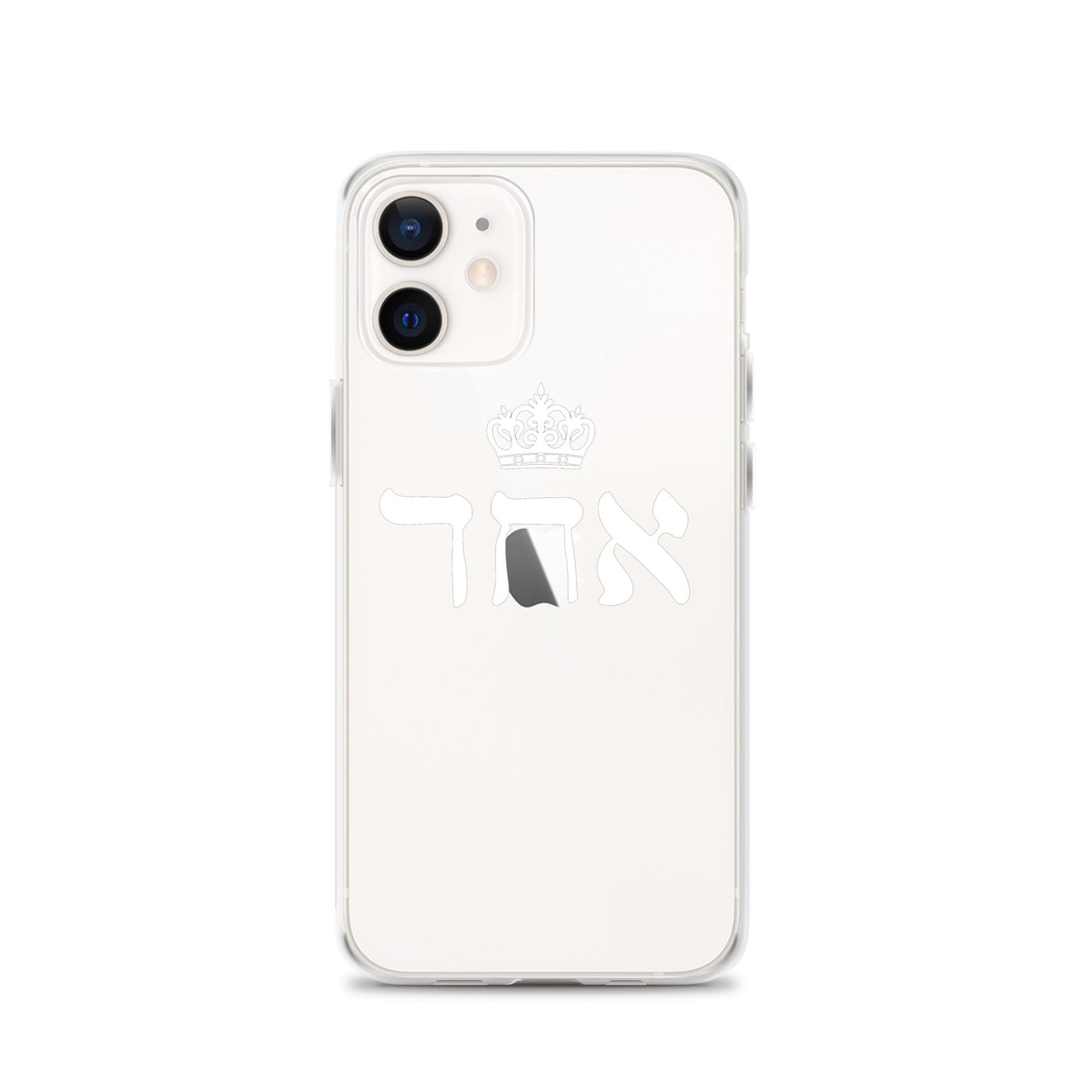 ECHAD with Crown, WHITE, Clear Case for iPhone®