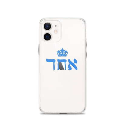 ECHAD with Crown, BLUE, Clear Case for iPhone®