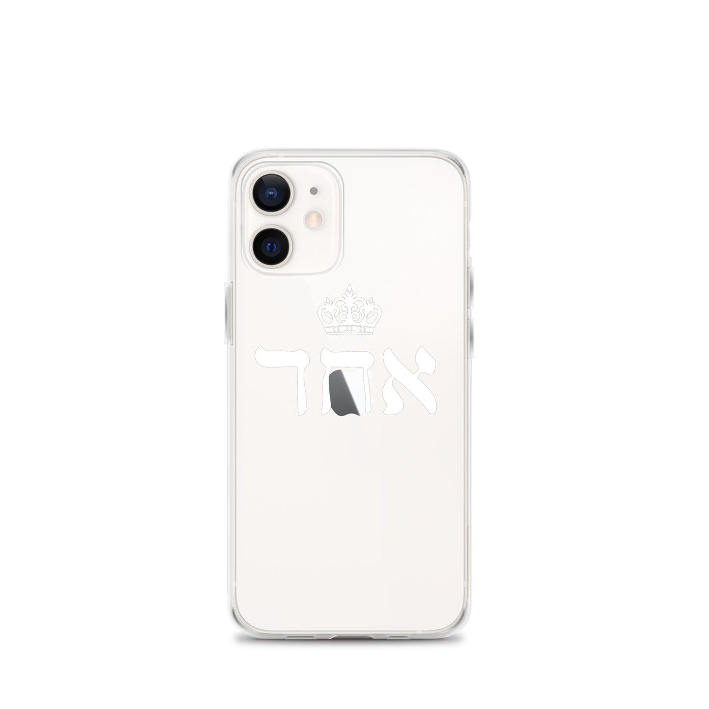 ECHAD with Crown, WHITE, Clear Case for iPhone®