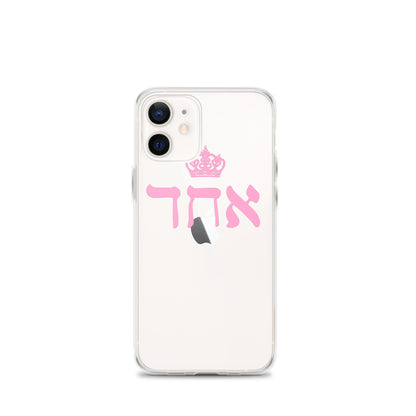 ECHAD with Crown, PINK, Clear Case for iPhone®