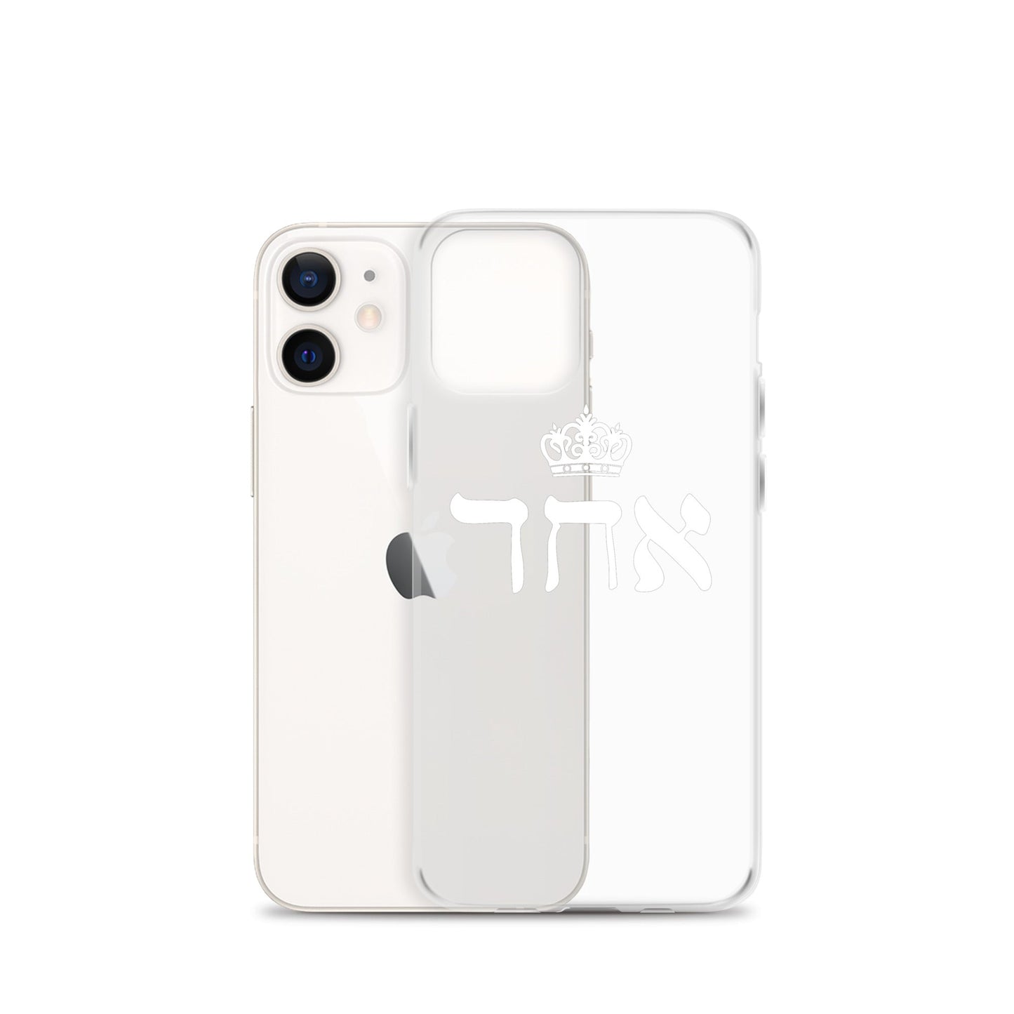 ECHAD with Crown, WHITE, Clear Case for iPhone®