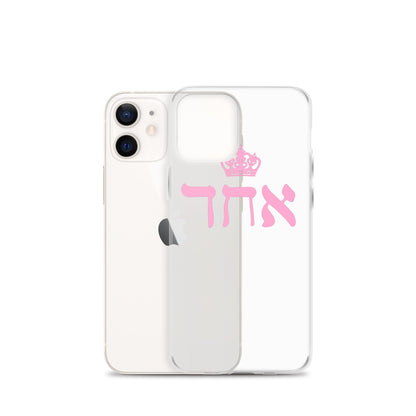 ECHAD with Crown, PINK, Clear Case for iPhone®