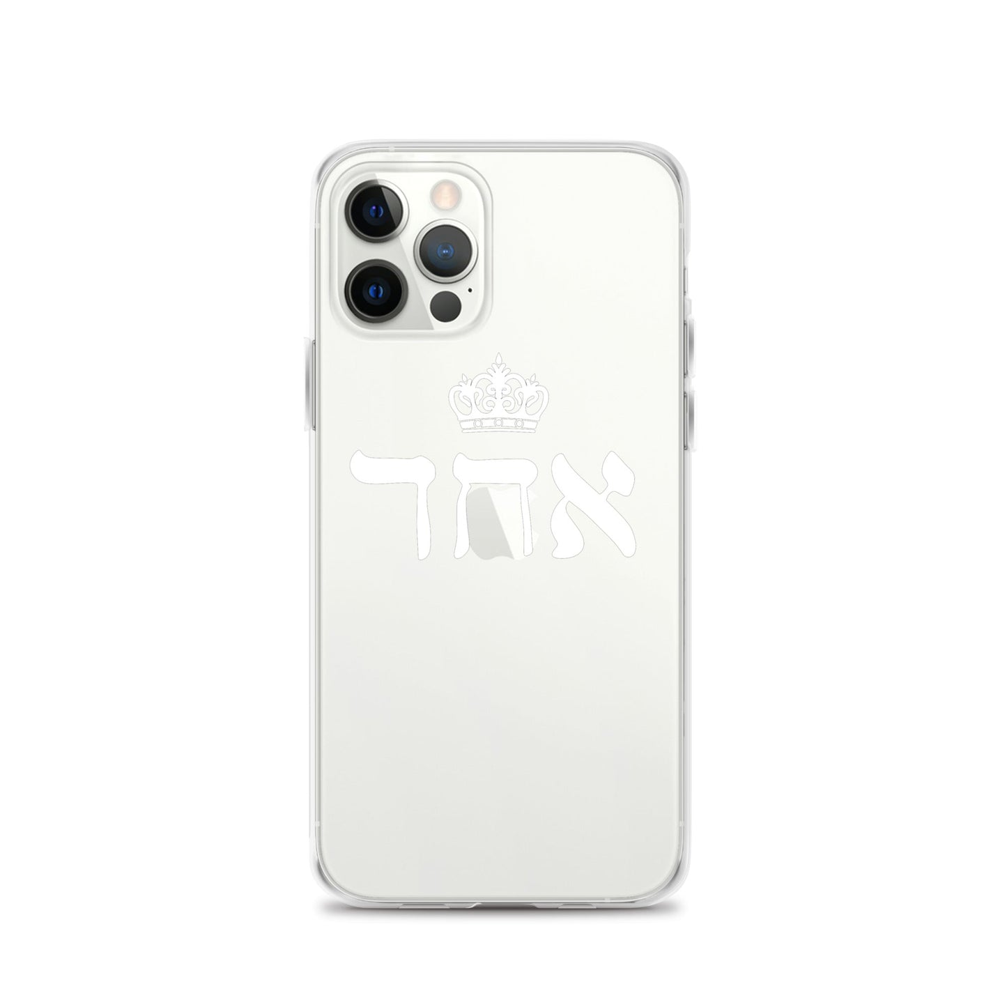 ECHAD with Crown, WHITE, Clear Case for iPhone®