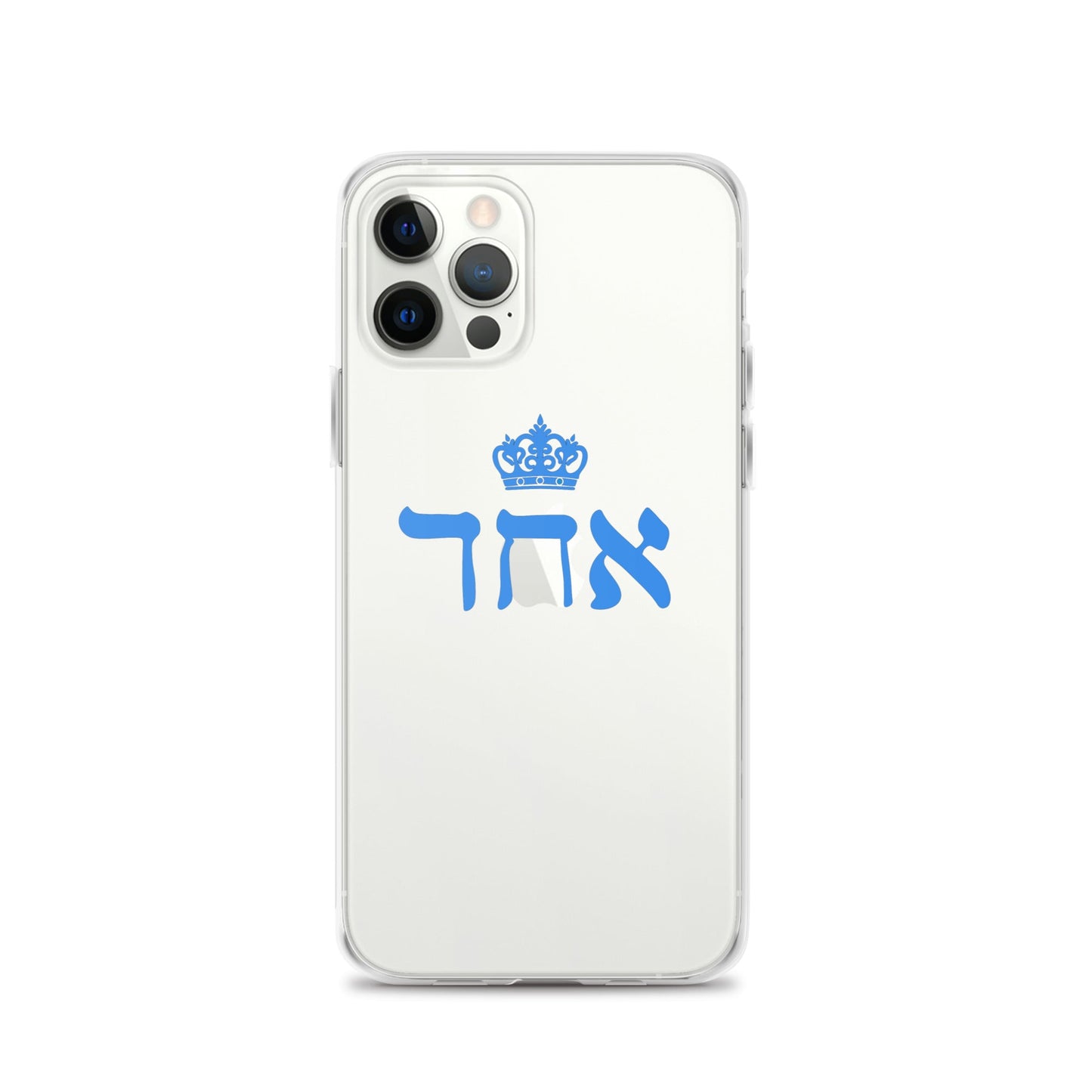 ECHAD with Crown, BLUE, Clear Case for iPhone®