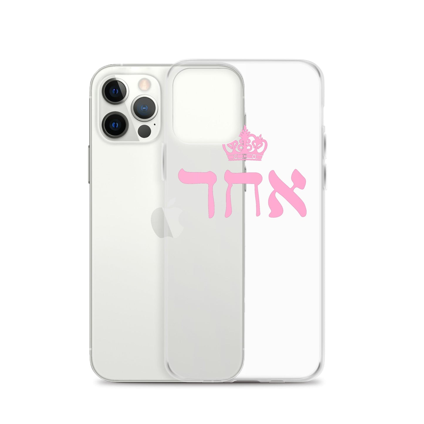 ECHAD with Crown, PINK, Clear Case for iPhone®