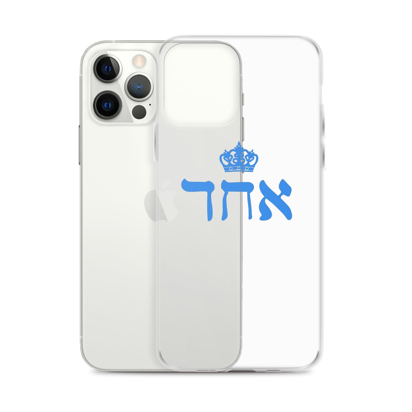 ECHAD with Crown, BLUE, Clear Case for iPhone®