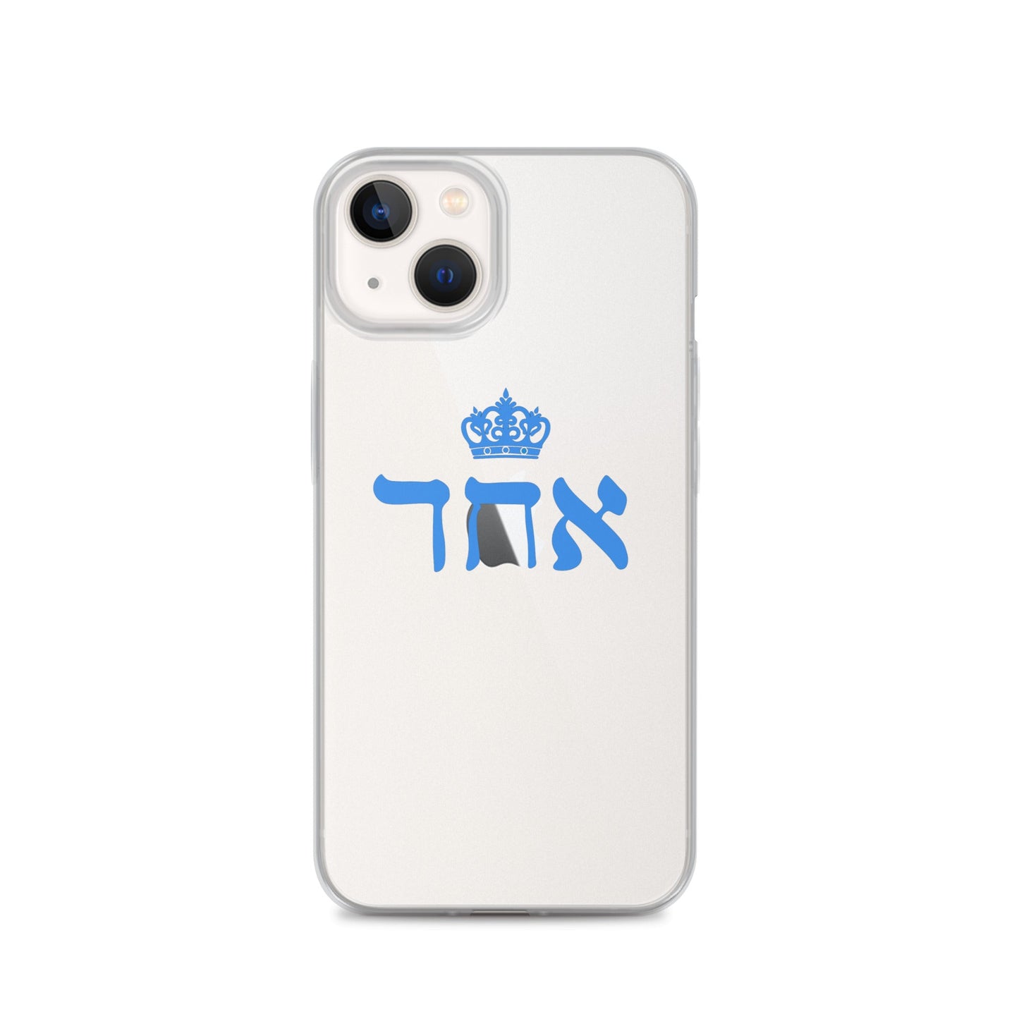 ECHAD with Crown, BLUE, Clear Case for iPhone®