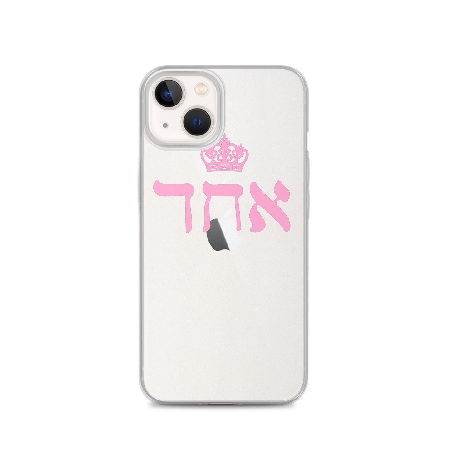 ECHAD with Crown, PINK, Clear Case for iPhone®