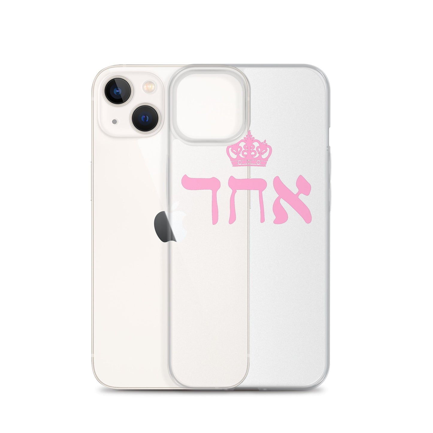 ECHAD with Crown, PINK, Clear Case for iPhone®