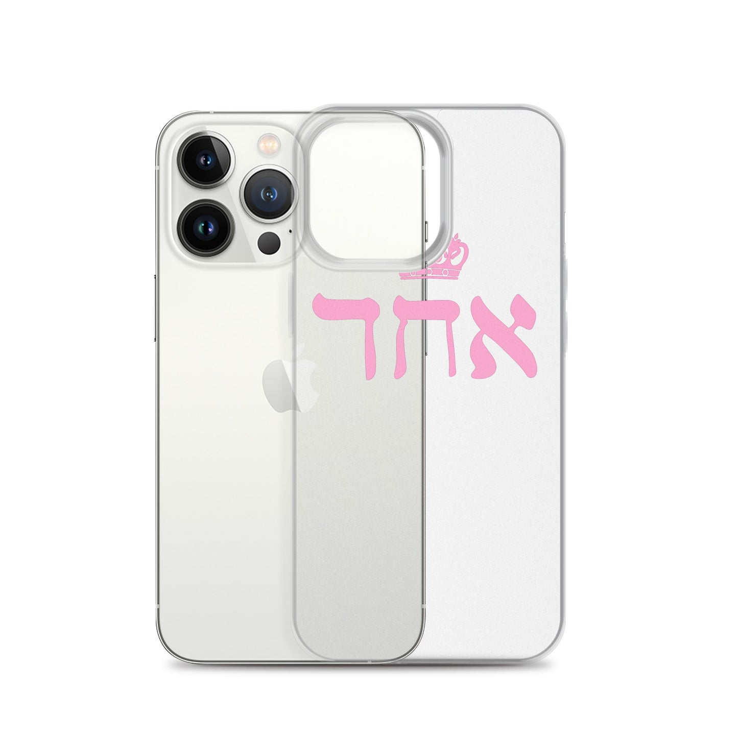 ECHAD with Crown, PINK, Clear Case for iPhone®