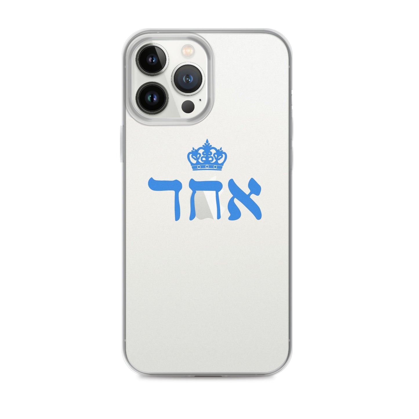 ECHAD with Crown, BLUE, Clear Case for iPhone®