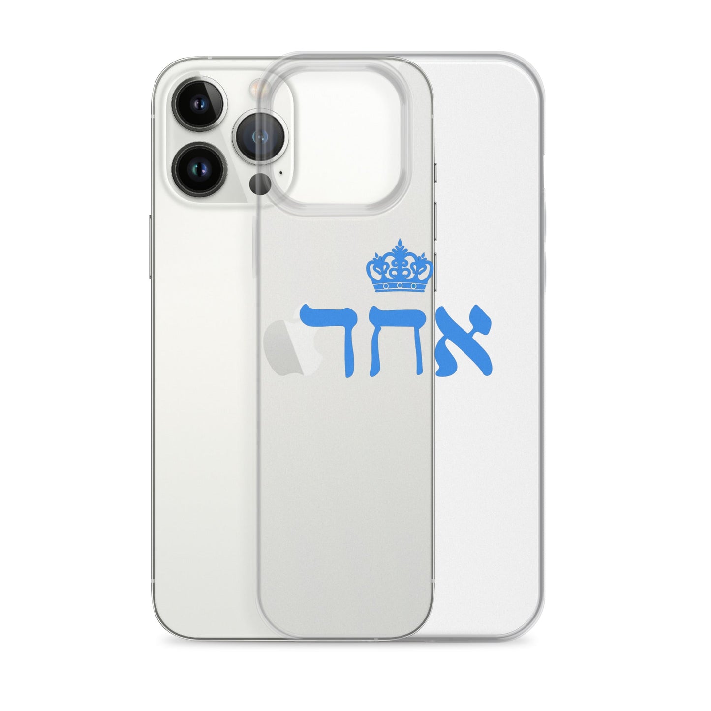 ECHAD with Crown, BLUE, Clear Case for iPhone®