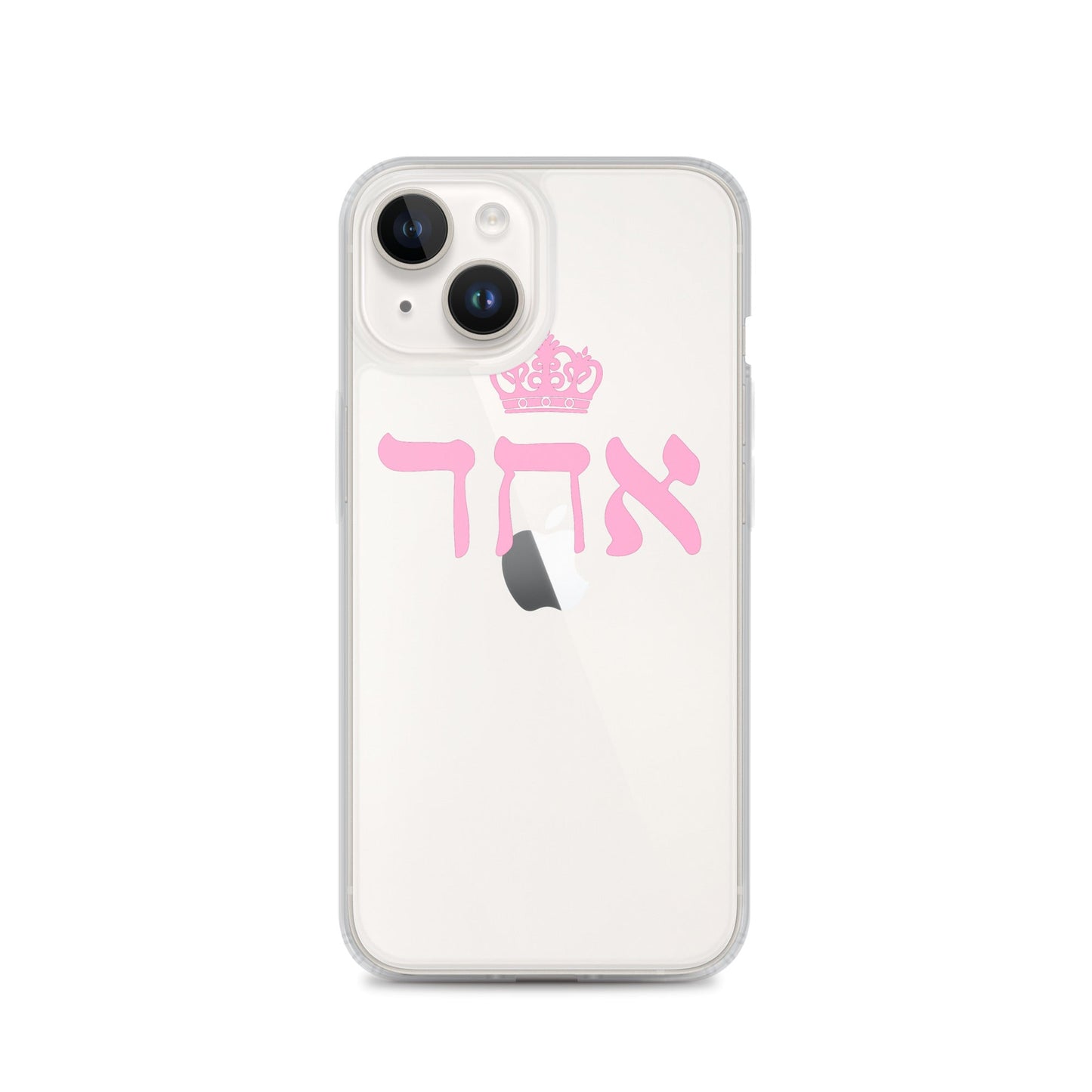 ECHAD with Crown, PINK, Clear Case for iPhone®