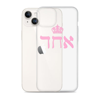 ECHAD with Crown, PINK, Clear Case for iPhone®