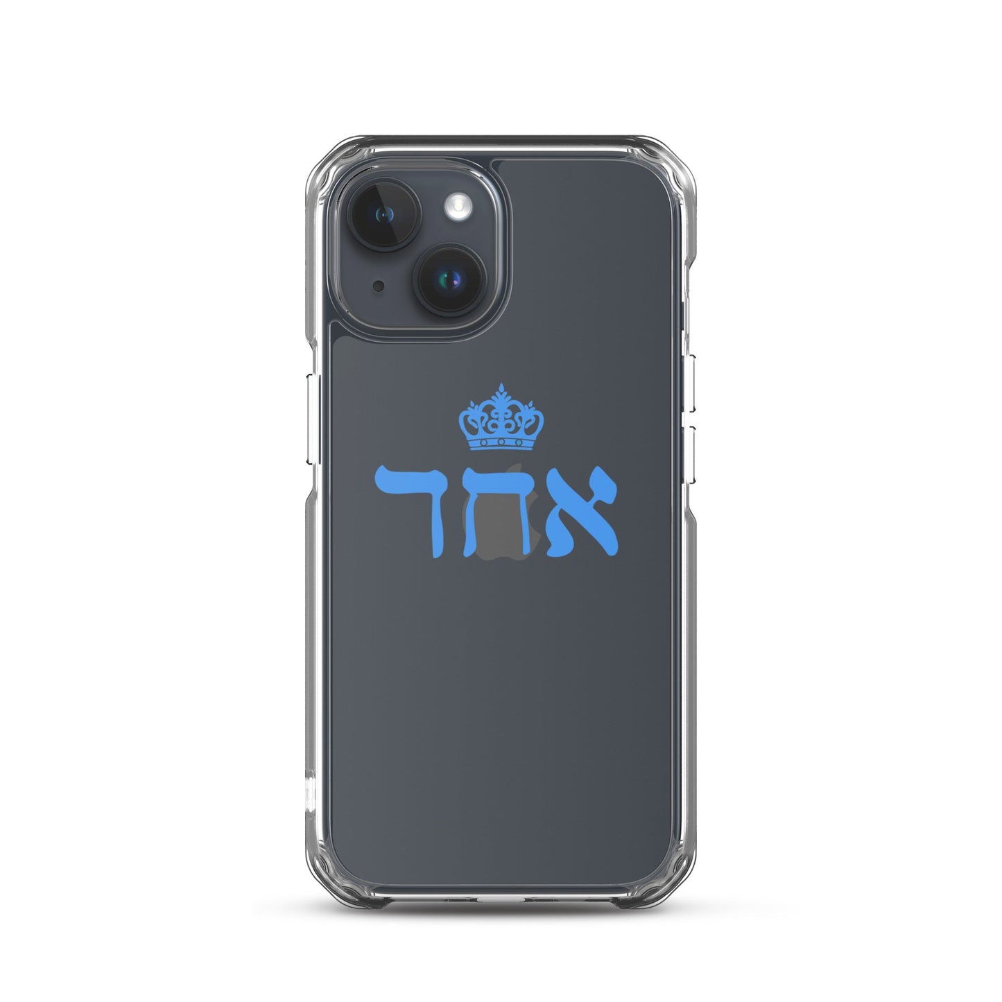 ECHAD with Crown, BLUE, Clear Case for iPhone®