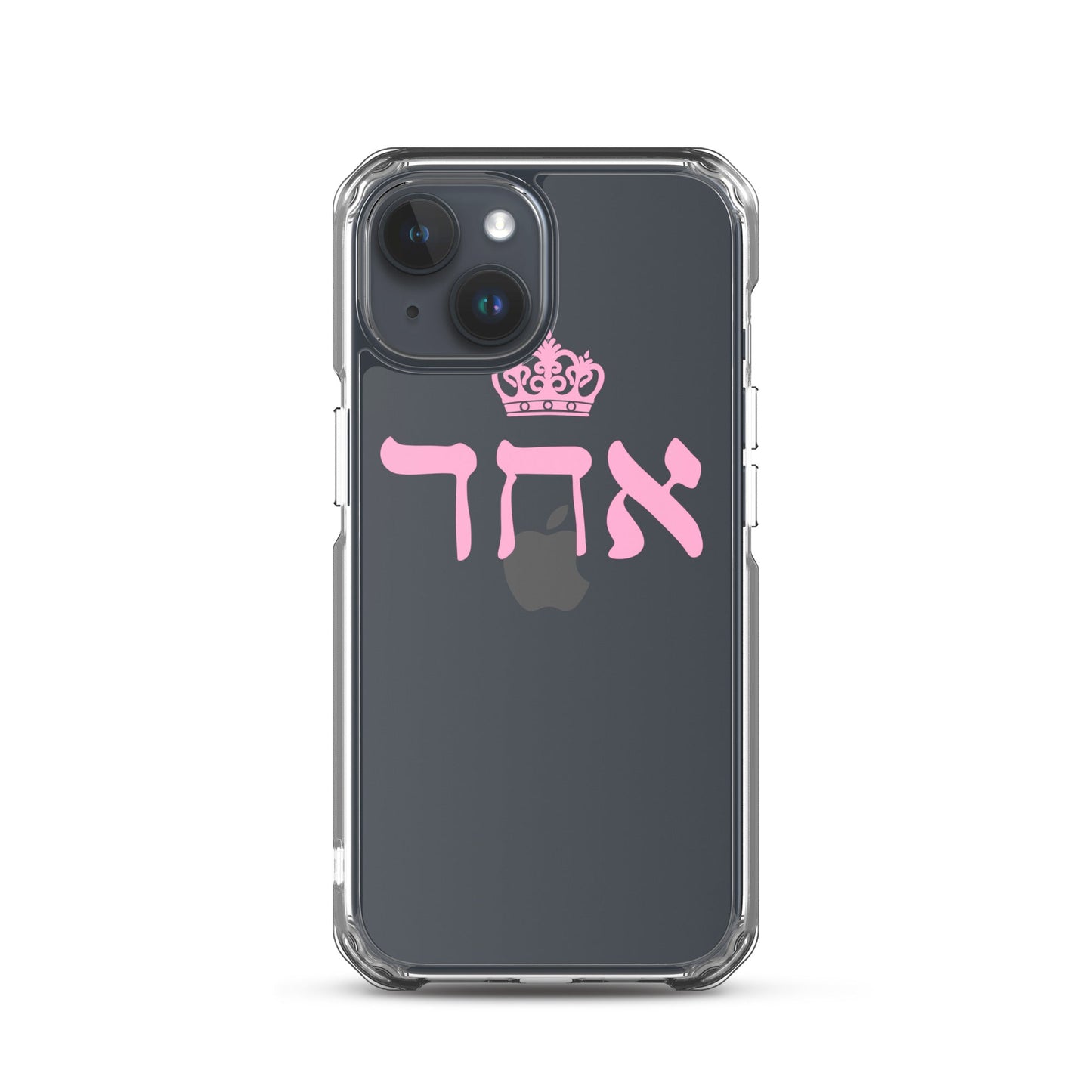 ECHAD with Crown, PINK, Clear Case for iPhone®