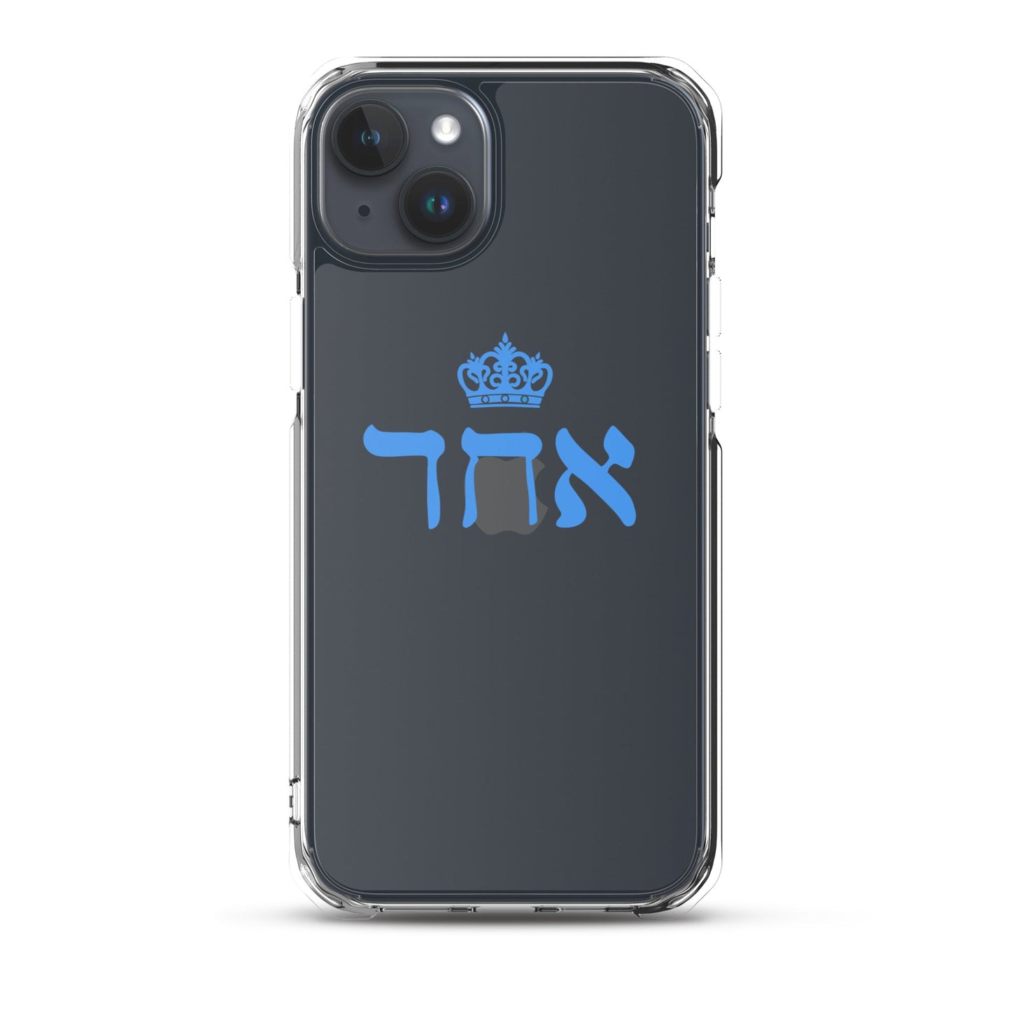 ECHAD with Crown, BLUE, Clear Case for iPhone®