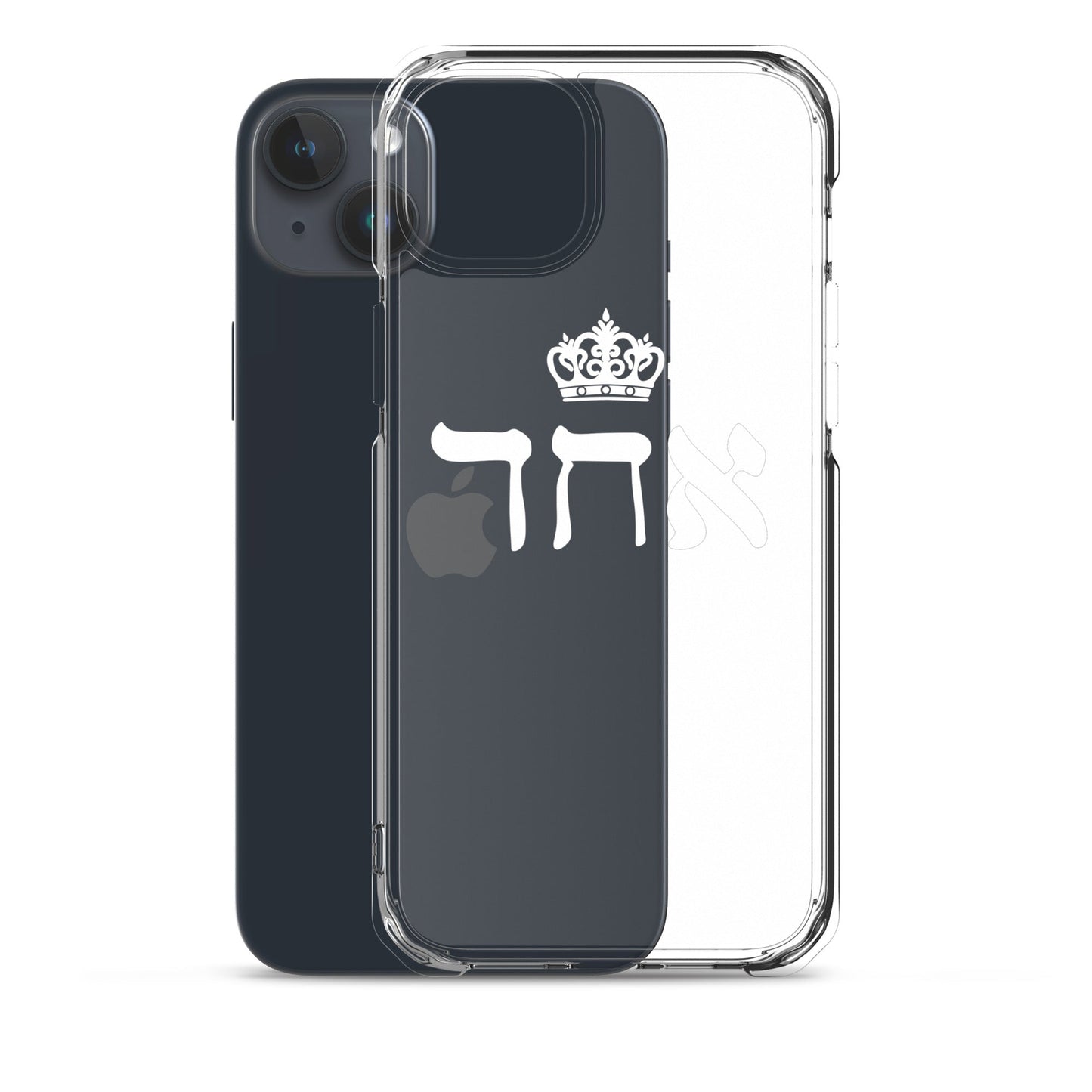 ECHAD with Crown, WHITE, Clear Case for iPhone®