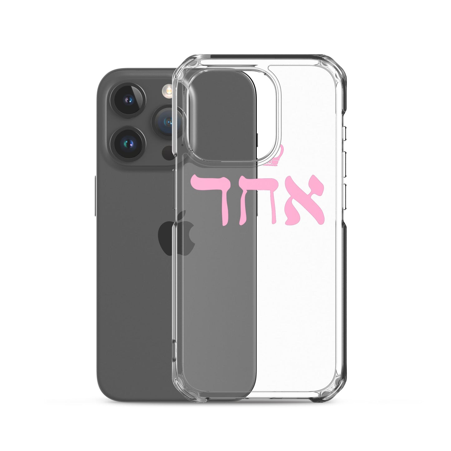 ECHAD with Crown, PINK, Clear Case for iPhone®