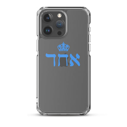 ECHAD with Crown, BLUE, Clear Case for iPhone®