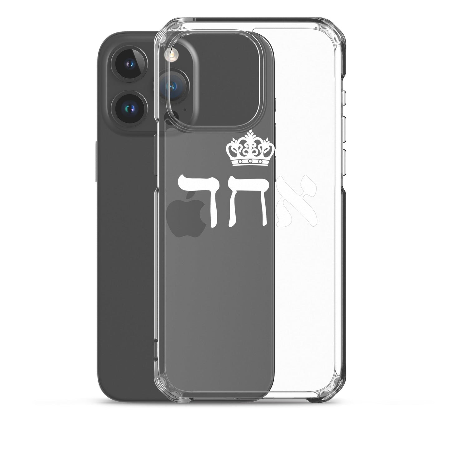 ECHAD with Crown, WHITE, Clear Case for iPhone®