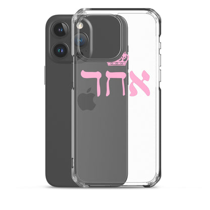 ECHAD with Crown, PINK, Clear Case for iPhone®