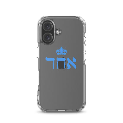 ECHAD with Crown, BLUE, Clear Case for iPhone®