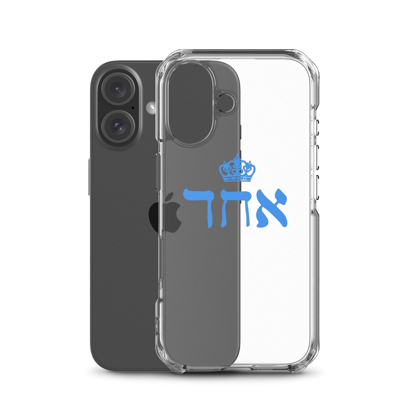 ECHAD with Crown, BLUE, Clear Case for iPhone®