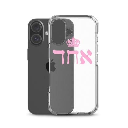 ECHAD with Crown, PINK, Clear Case for iPhone®