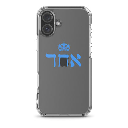 ECHAD with Crown, BLUE, Clear Case for iPhone®