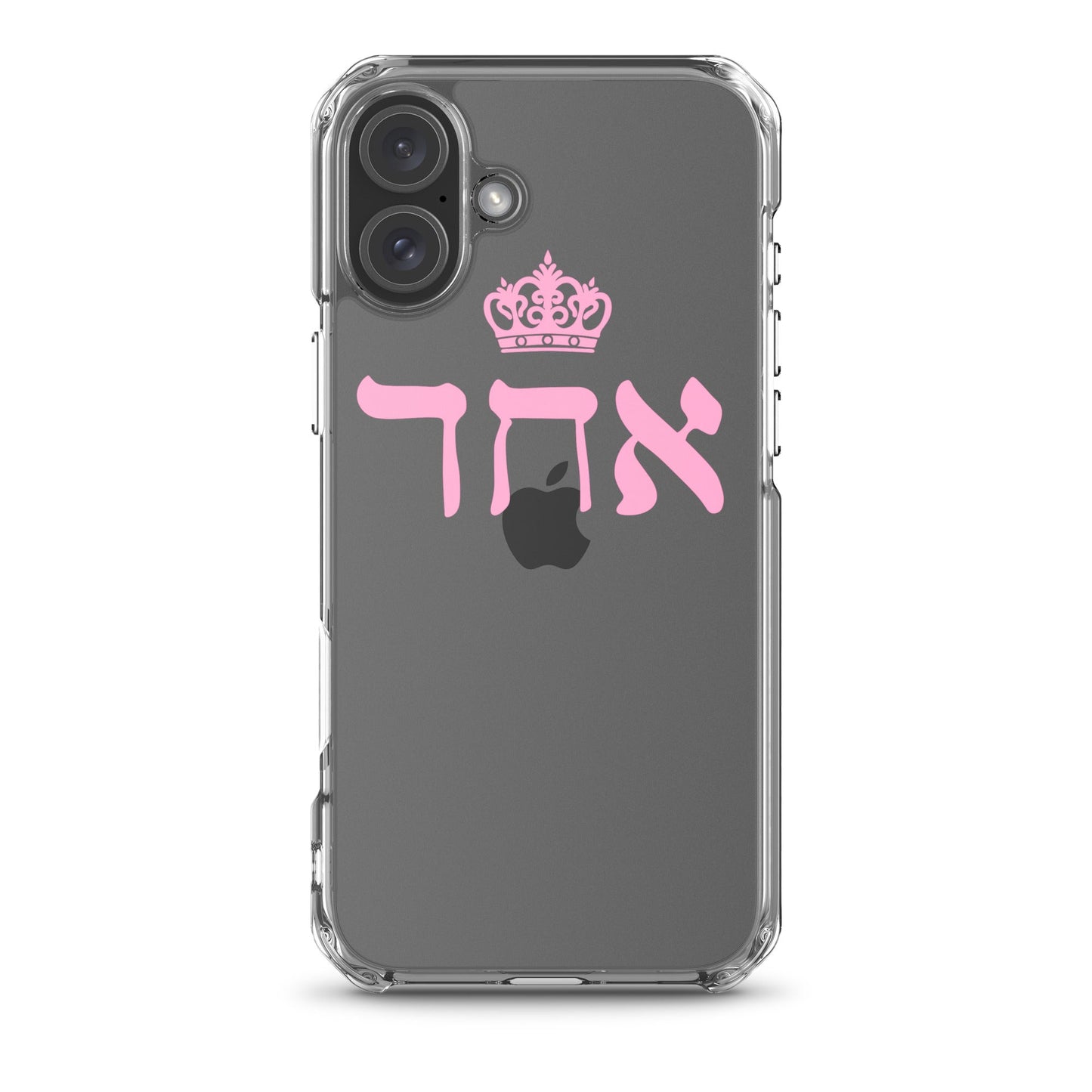 ECHAD with Crown, PINK, Clear Case for iPhone®