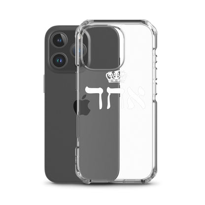 ECHAD with Crown, WHITE, Clear Case for iPhone®