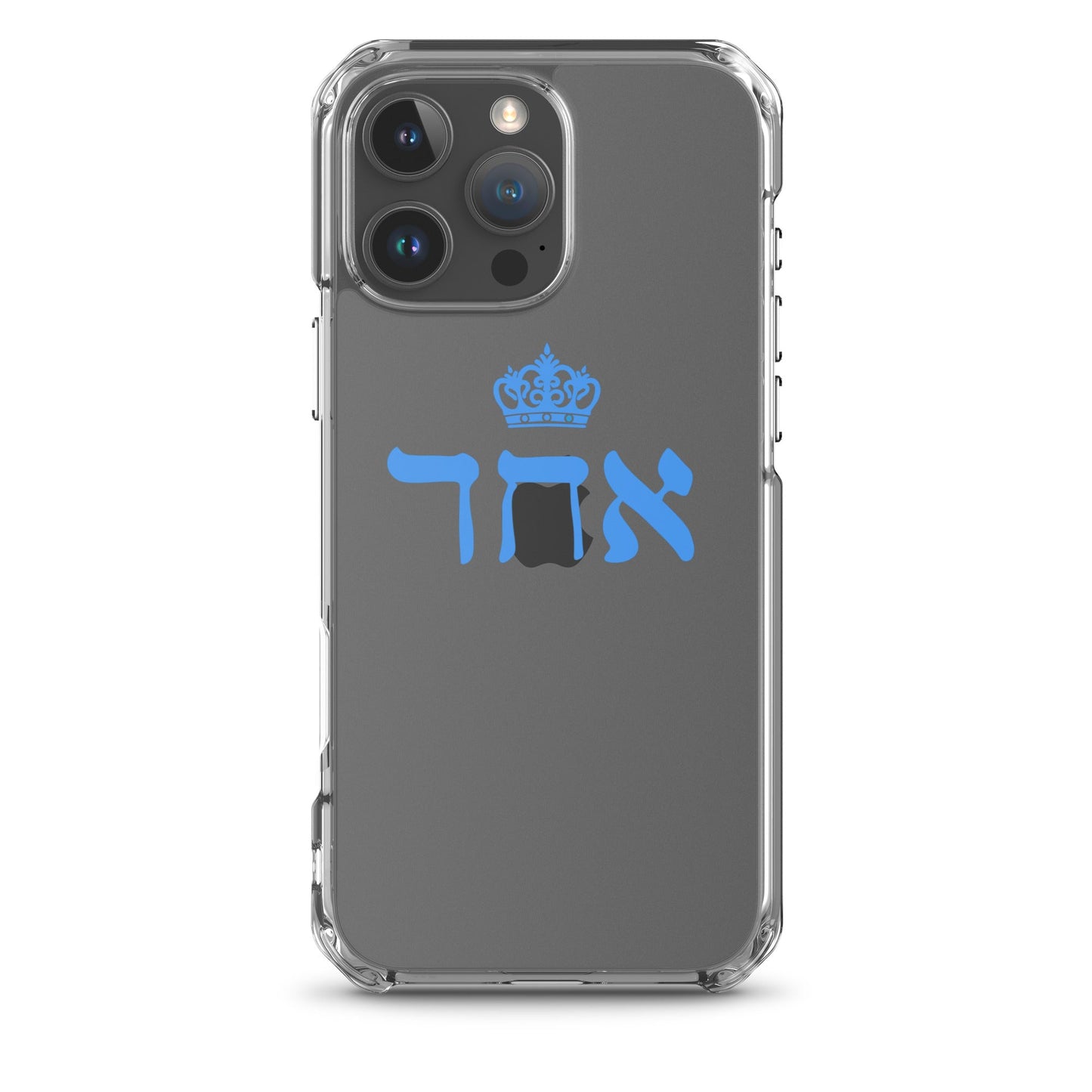 ECHAD with Crown, BLUE, Clear Case for iPhone®