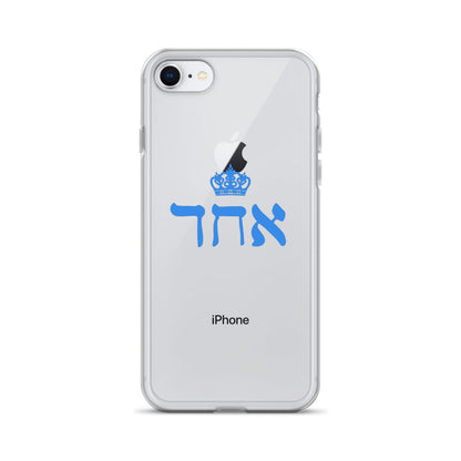 ECHAD with Crown, BLUE, Clear Case for iPhone®