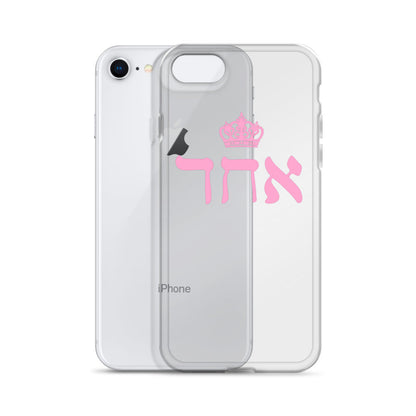 ECHAD with Crown, PINK, Clear Case for iPhone®