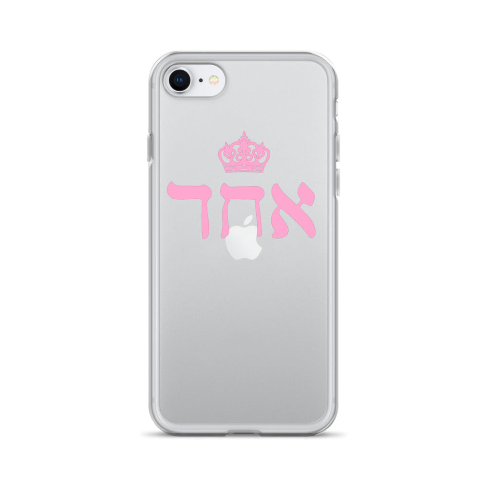 ECHAD with Crown, PINK, Clear Case for iPhone®