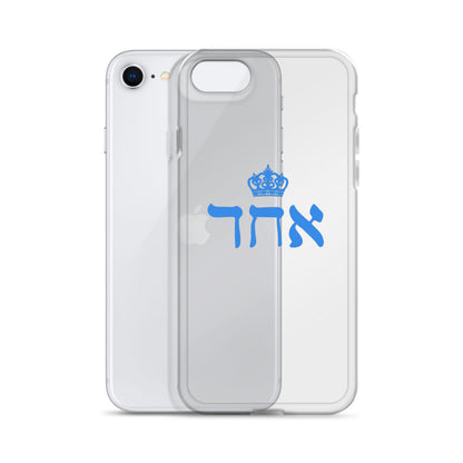 ECHAD with Crown, BLUE, Clear Case for iPhone®