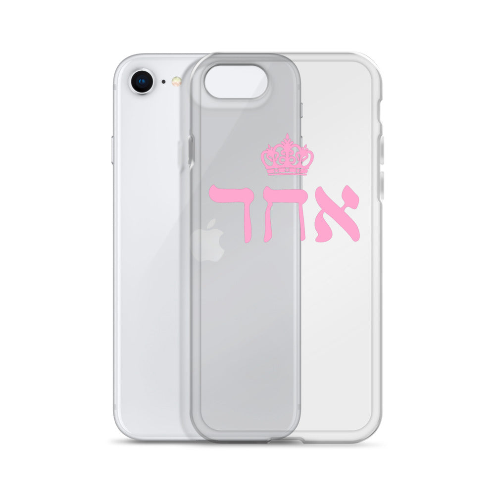 ECHAD with Crown, PINK, Clear Case for iPhone®