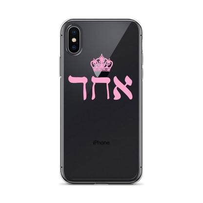 ECHAD with Crown, PINK, Clear Case for iPhone®