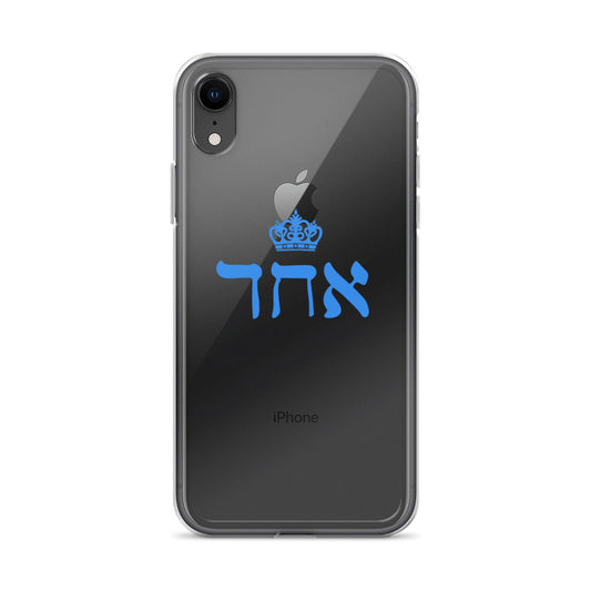 ECHAD with Crown, BLUE, Clear Case for iPhone®