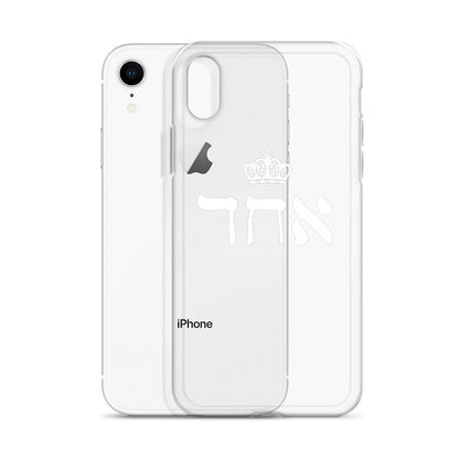 ECHAD with Crown, WHITE, Clear Case for iPhone®