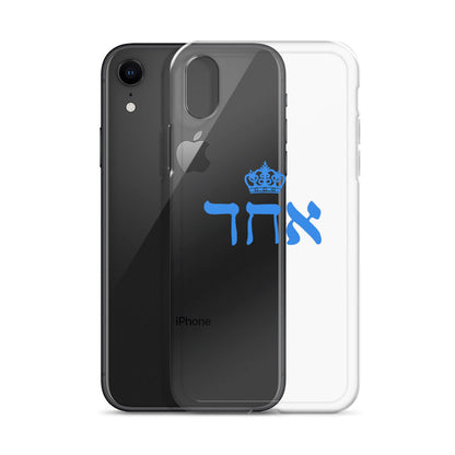 ECHAD with Crown, BLUE, Clear Case for iPhone®