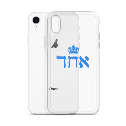 ECHAD with Crown, BLUE, Clear Case for iPhone®