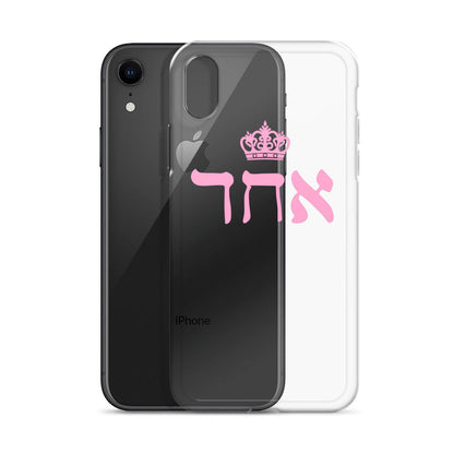 ECHAD with Crown, PINK, Clear Case for iPhone®